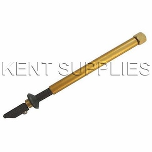 GLS-253, Brass Handle Glass Cutter self-oiling with rubber collar and Carbide Wheel