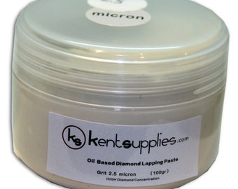 BIJ-576-2.5, 100gr KENT Grit 2.5 micron Oil Based Lapping Paste with 34% High Diamond Concentration