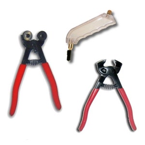 GLS-272, 3 pcs Set for Mosaic Art Includes Carbide Trimmer And Wheeled Nippers with Cutter