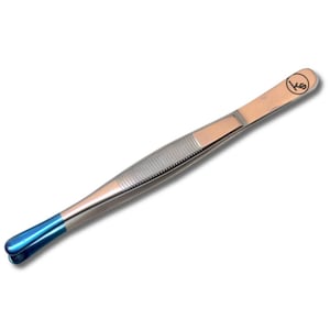 BIJ-898, Kent Pearl Holding Tweezers With Long Wearing Teflon Coated Cupped Tips