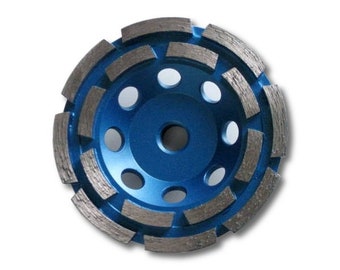 DGW-370, 4.5 inch Diamond Cup Grinding Wheel Double Row Grit 30~40 With 5/8"-11 Arbor