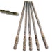 GLS-903, 5pcs set of 1 mm Diameter Grit 60 Diamond Coated HSS Twist Drill Bits For STONE 