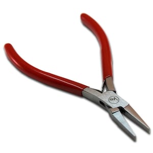 BIJ-701, Kent 4.5 "Nariz plana Micro Alicate Mandíbulas planas lisas con resorte de hoja para joyería