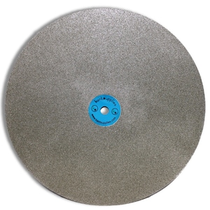KENT 12&quot; Diam Quality Electroplated Diamond Coated Flat Lap Disk wheel, GLS-930-P