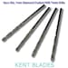 GLS-328, 4 pcs 1 mm Metric Diamond Coated HSS Twist Drill Bits 