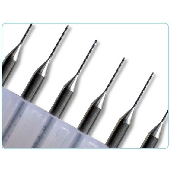 10 Pcs Carbide Micro Drill Bits 1.25mm CNC PCB Dremel