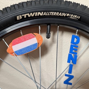 Custom 3D-Printed Bicycle Spoke Clips – Personalize Your Bike with Fun & Vibrant Designs | BikeTailor