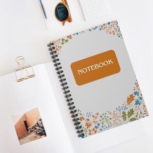 Floral Digital Notebook for Goodnotes & Notability | 120Page PDF | Aesthetic Journal | Digital Planner | Hyperlinked Tabs | Instant Download