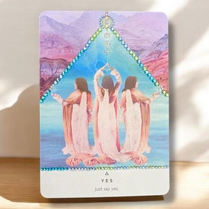 Verzauberte Orakel Karte - Sag Ja (Affirmation/Manifestation)