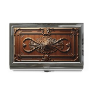 Eleganter Vintage Visitenkarten-Halter, klassisches Werbegeschenk, professionelles Accessoire, Schreibtisch-Organizer für Netzwerken