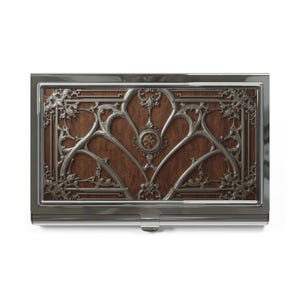 Elegante tarjetero, estuche profesional para tarjetas, regalo único, organizador de escritorio de oficina, regalos corporativos, decoración minimalista de escritorio, oficina