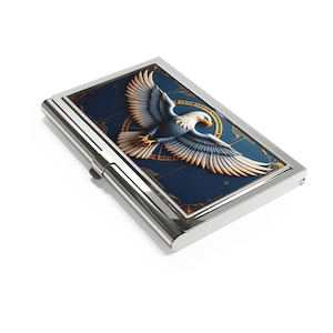 Tarjetero con temática de águila, accesorios profesionales, regalos corporativos, material de oficina, decoración de escritorio única