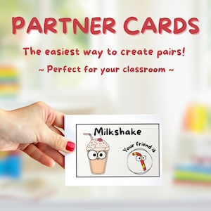 Partner Cards EN - Duo Cards for the Classroom