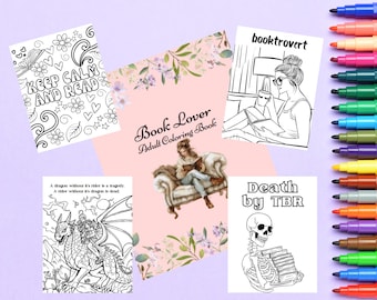 For the Love of Books: An Adult Coloring Adventure