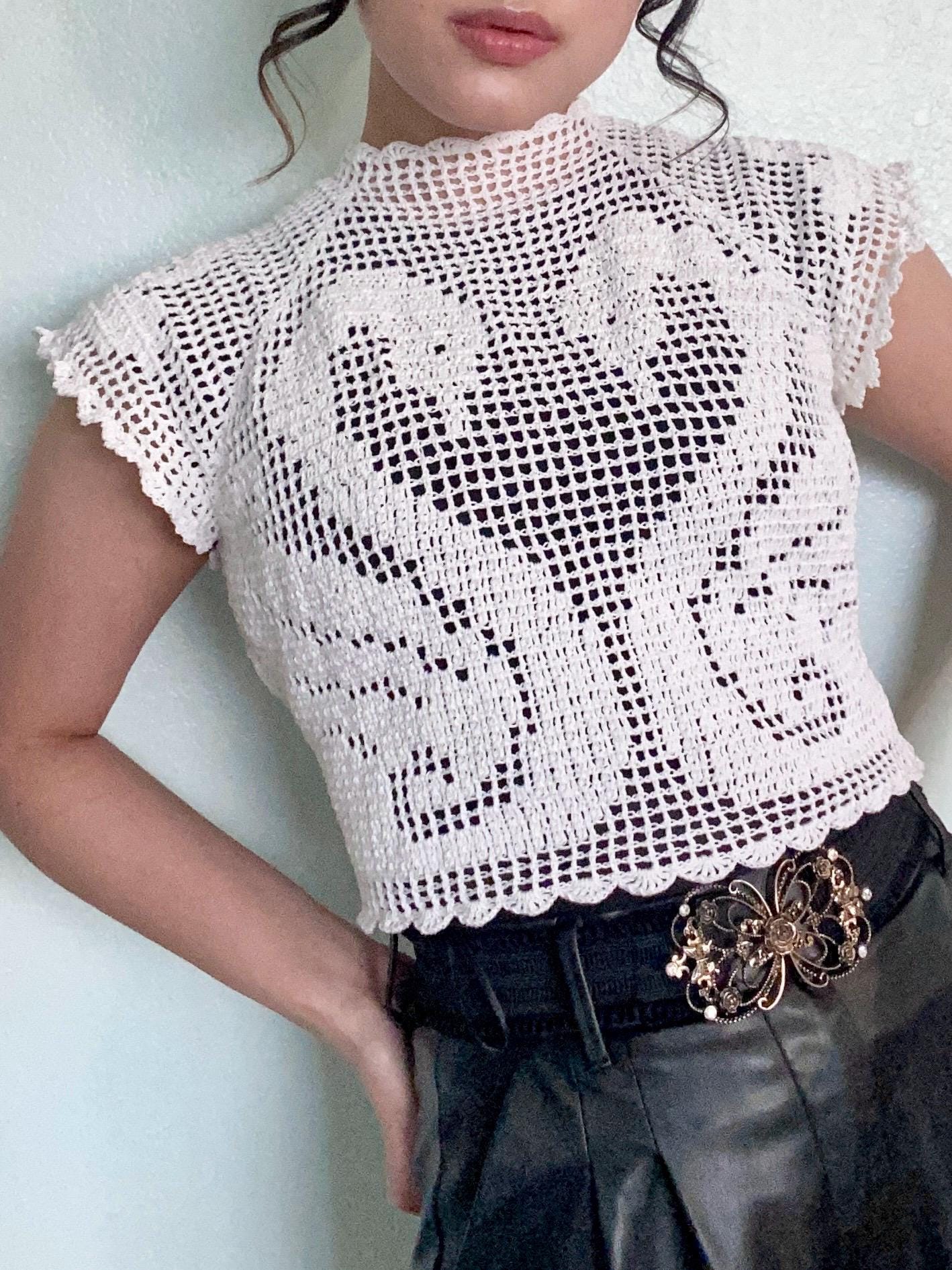 Vintage Lace Top - Etsy