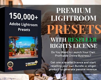 Ultimate Lightroom Preset Bundle - 150,000+ Professional Presets for Photos, Mobile & Desktop