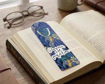 Floral Aluminum Bookmark | Motivational Quote Page Clip, Reading Gift