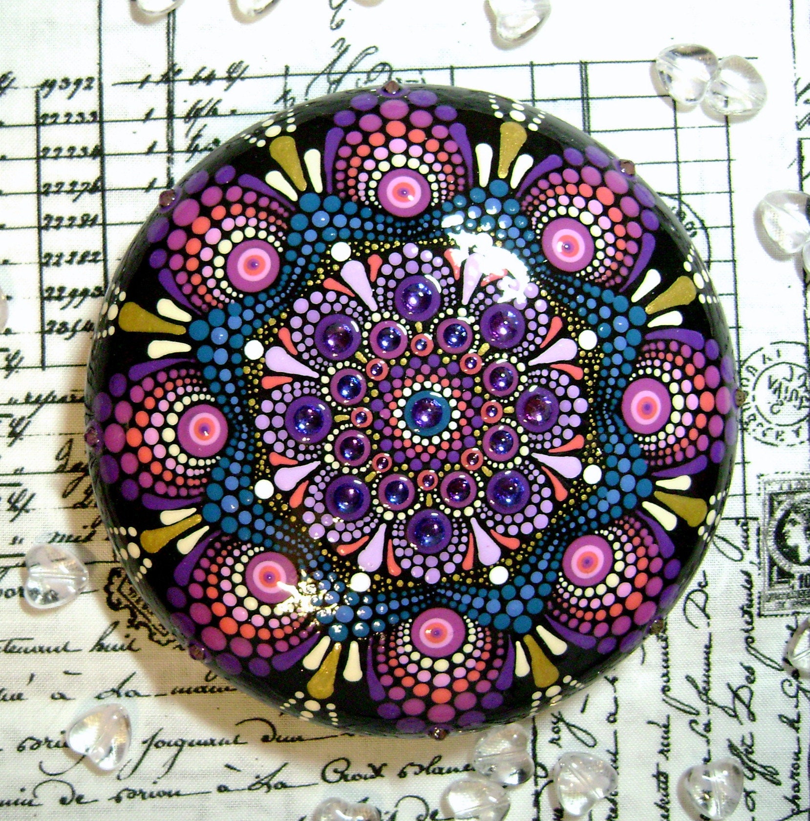 Pierre De Mandala Florale, Pierre
