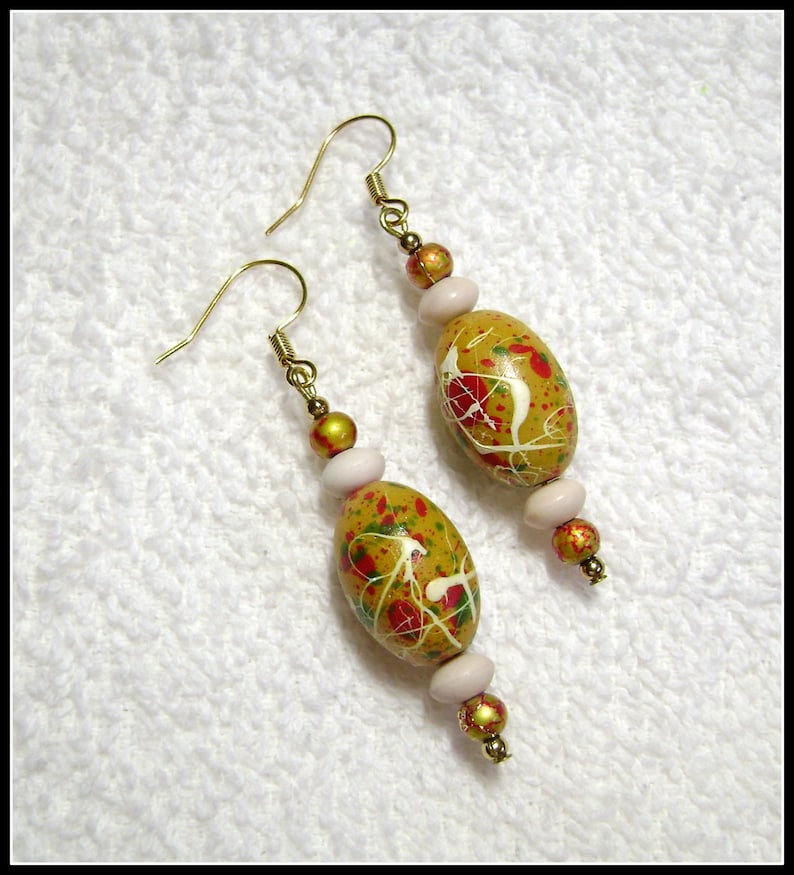 Artsy Drop Earrings E-227 Artsy Earrings Jewelry