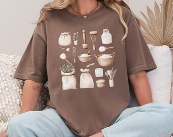 Baking Elements Graphic Tee, Comfort Colors Shirt