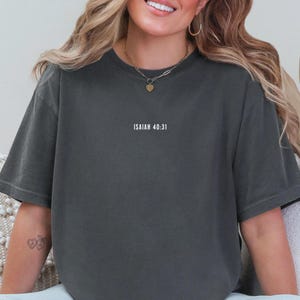 Isaiah 40:31 bible verse shirt, Comfort Colors® Religious Shirt, Trendy Christian t-shirt, Bible verse shirt, Faith tee, Chistian gifts