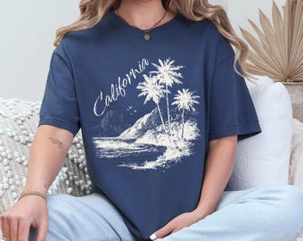 Comfort Colors® retro California shirt, Cali tshirt, Vintage 90's graphic tee