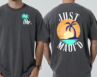 Comfort Colors Just Married Maui Honeymoon T-Shirt