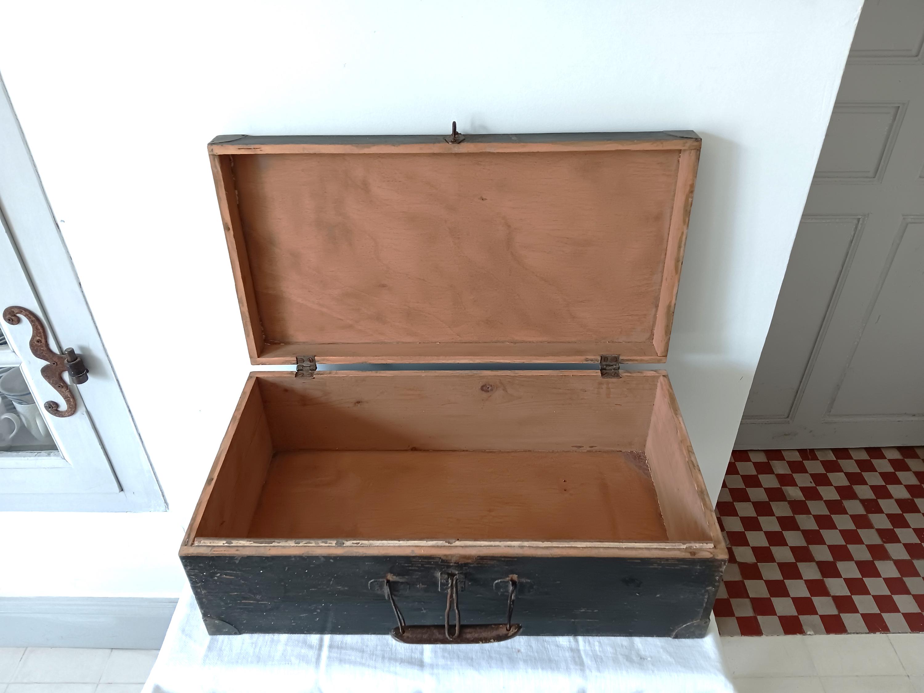 Mini Valise Valise En Bois Vintage HMF Déco Vélo Rétro 25x21