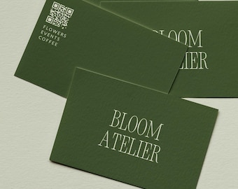 Custom Printed Business Cards – Sophisticated, Subtle Design with Personalization