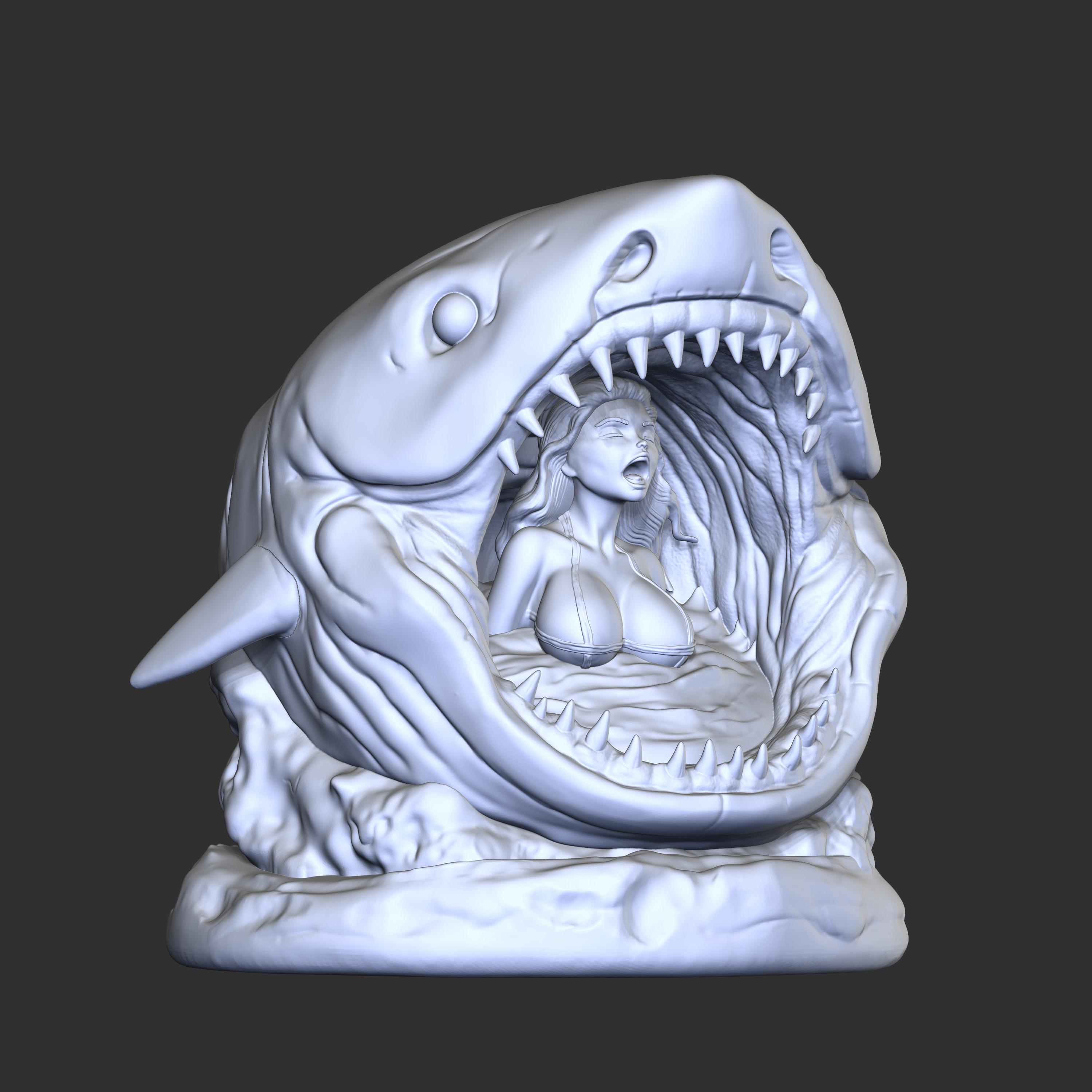 Shark Eating Girl - Etsy
