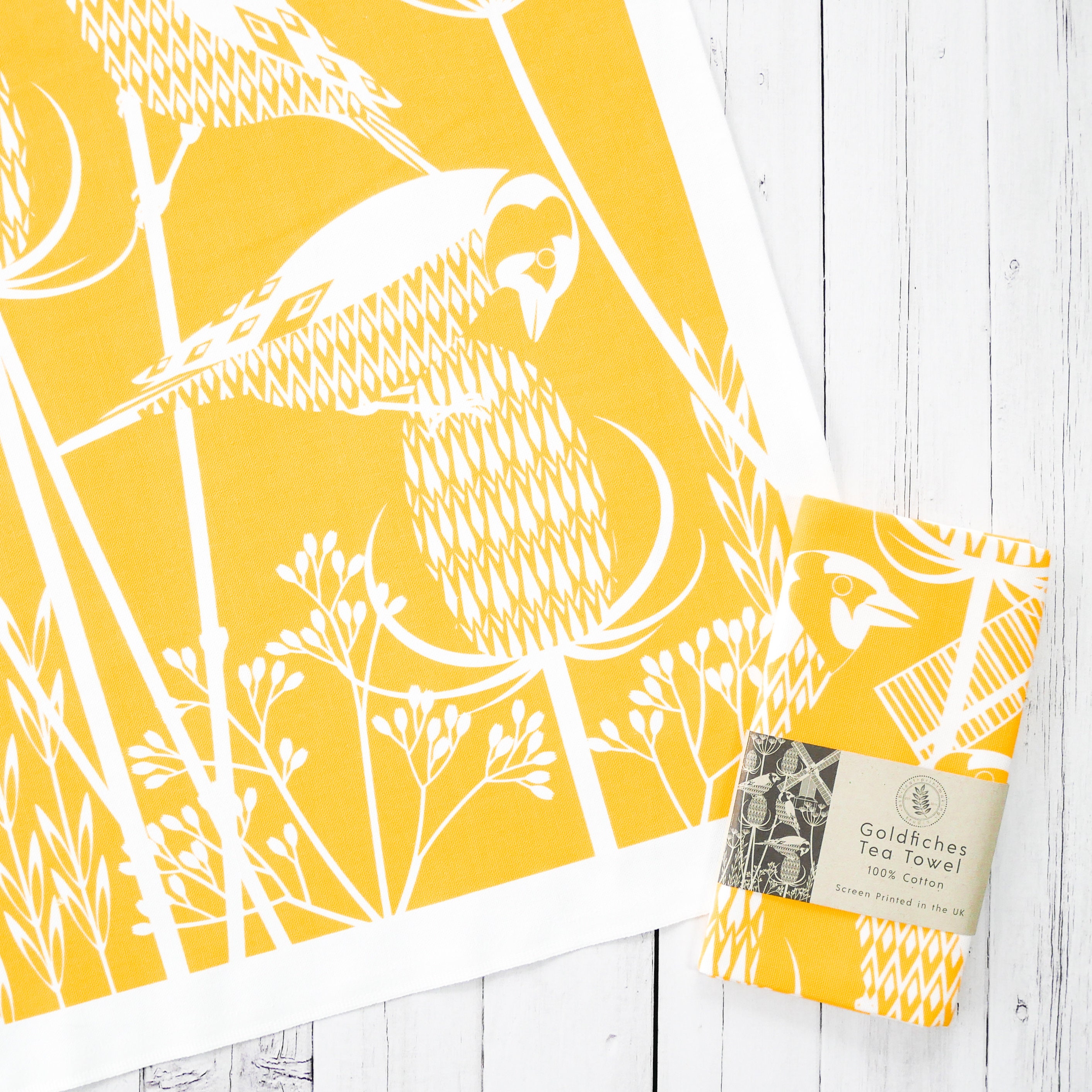 2 X Screen Printed Tea Towel Wall Art Hanger Offer Etsy UK