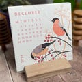 Wildlife Desk Calendar 2026 Hand Embossed: Birds & Animals