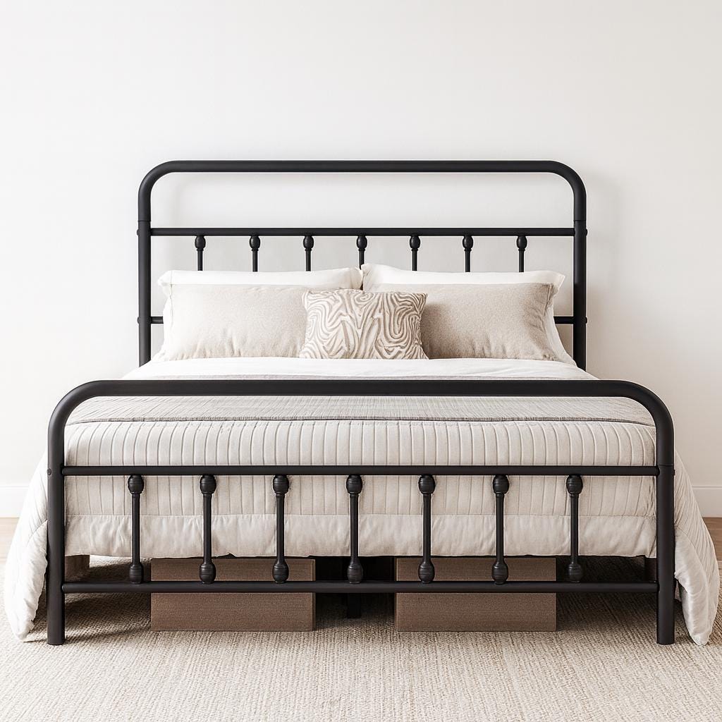 Antique Metal Bed - Etsy, image size:1024x1024