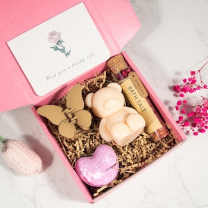 Self Care Box für Frauen, Stressabbau Geschenk, Freundschaft Geschenk, Pflegepaket für Sie, Self Care Paket für psychische Gesundheit für Sie, Hygge Geschenkbox