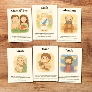 Old Testament Character Cards (Set of 20) - Printable image 3