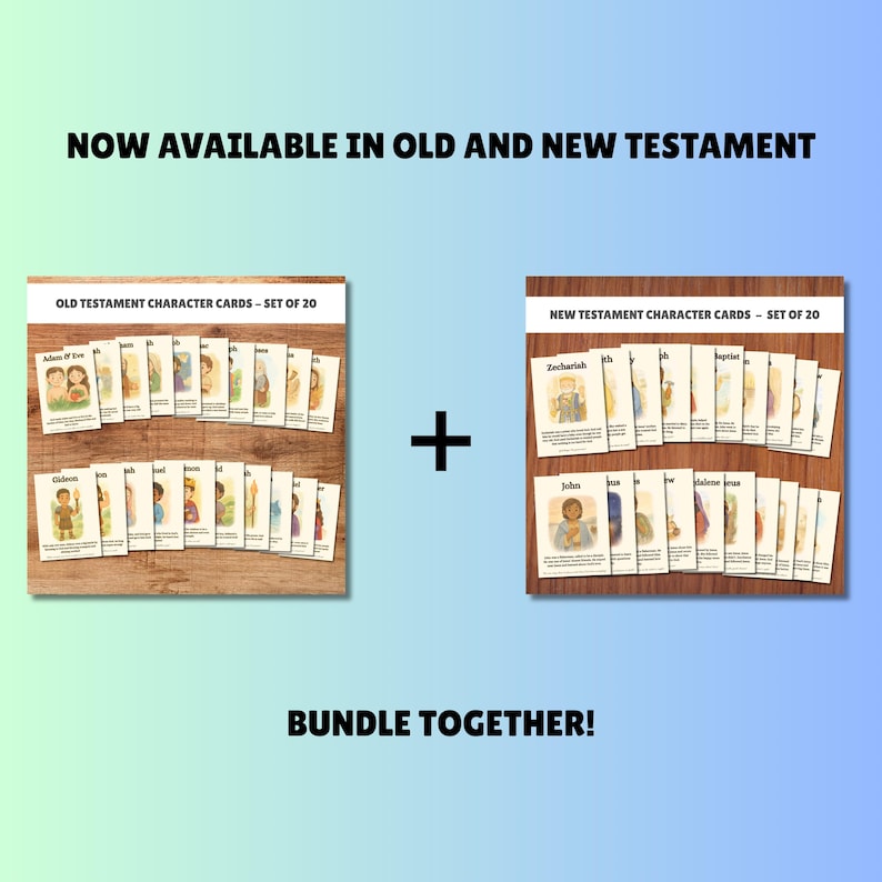 Old Testament Character Cards (Set of 20) - Printable image 10