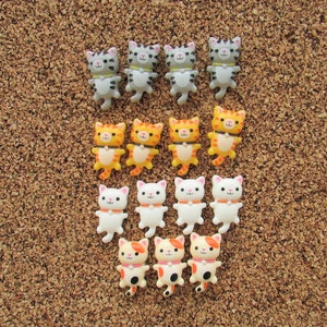 15 Kitten Kitty Cat Push Pins Student Teacher Gift Kids Bulletin Board Dorm Decor Mix & Match Push Pins to Customize your Set