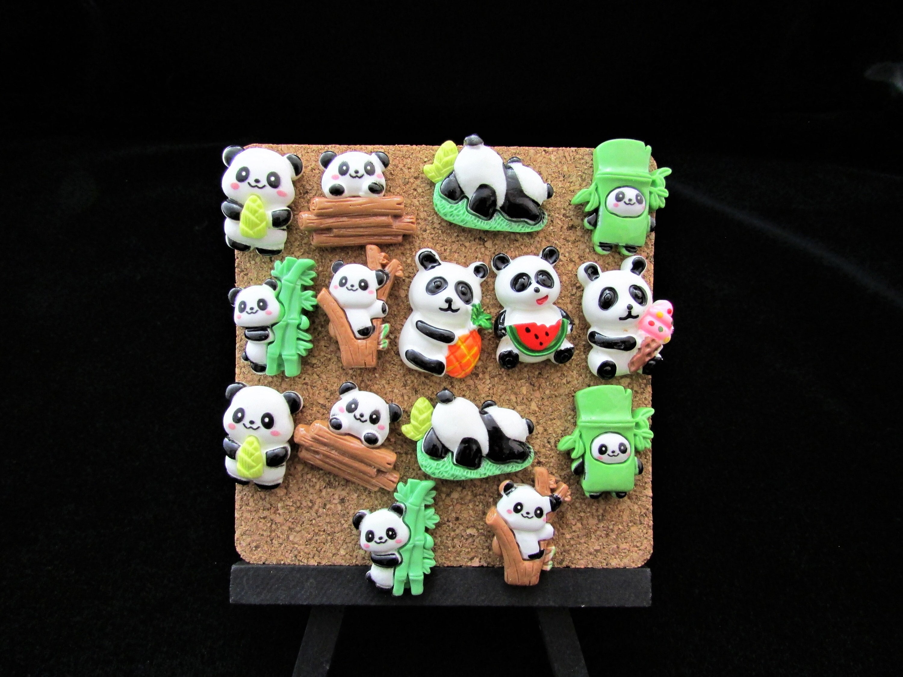15 Kawaii Bamboo Panda Push Pins for Office Bulletin Board Decor - Etsy