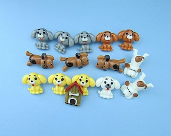 Dogs with Dog House Push Pin Set of 15 Bulletin Board Decor