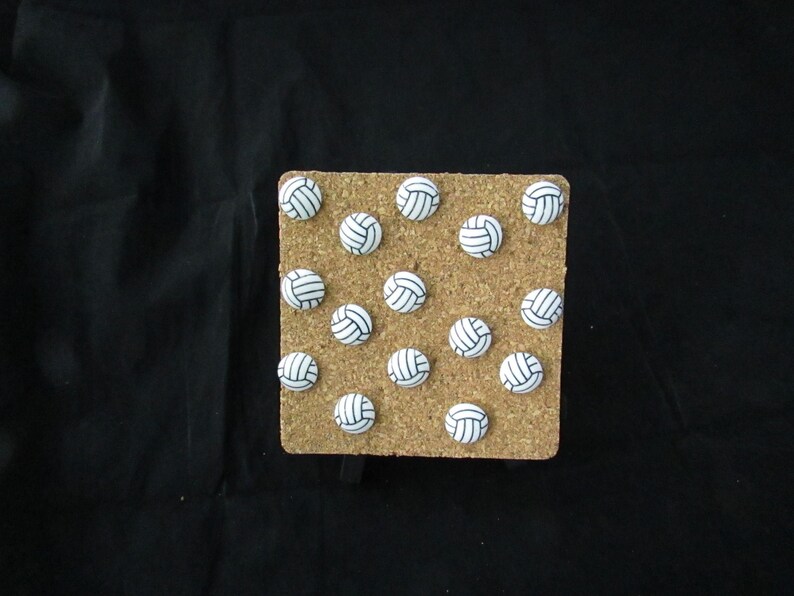 Volleyball Push Pin Set of 15 Etsy