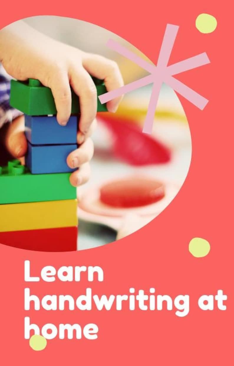 Had Writing Blocks Handwriting Practice for Kids - Etsy