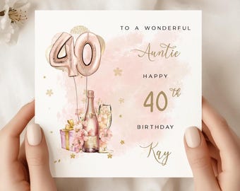 Biglietto Di Compleanno Per Zia Regal Publishing - 9x15 Cm, Design Teiera, Realizzato Nel Regno Unito Con Busta - 4