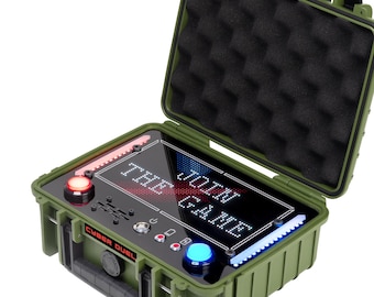 Cyber Duel – Gioco elettronico di riflessi per due giocatori / Sistema di reazione competitiva a LED in custodia portatile