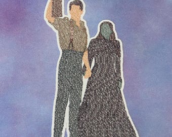 Sticker inspiré de méchants - Tant que tu es à moi