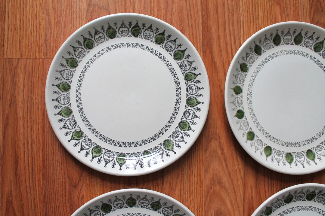 Biltons Vintage Ironstone 4 Plates Stoneware Tableware Staffordshire