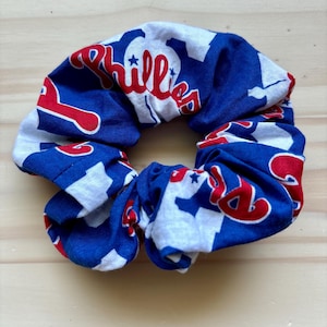 Philadelphia Phillies & Eagles scrunchie, hair tie