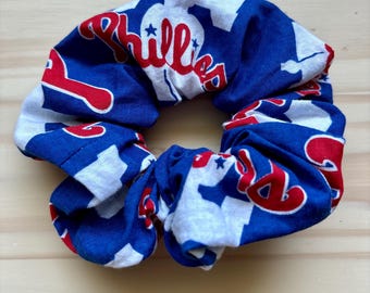 Philadelphia Phillies, Eagles, & Flyers Gritty scrunchie, hair tie