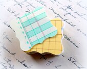 Vintage Ledger Paper Flourish Journal Tags / 25 Tags / Mini Tags