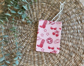 Disco Cowboy Car Felt Air Freshener Gifts for Her