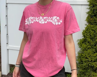 Hibiscus T-Shirt Comfort Colors Summer Beach